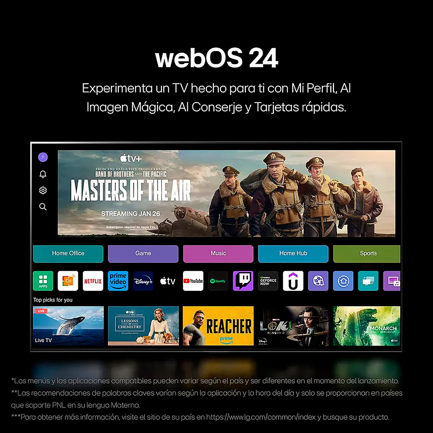 Televisor LG 43" UHD 4K Smart TV con THINQ AI 43UT7300PSA + Control Inteligente Magic