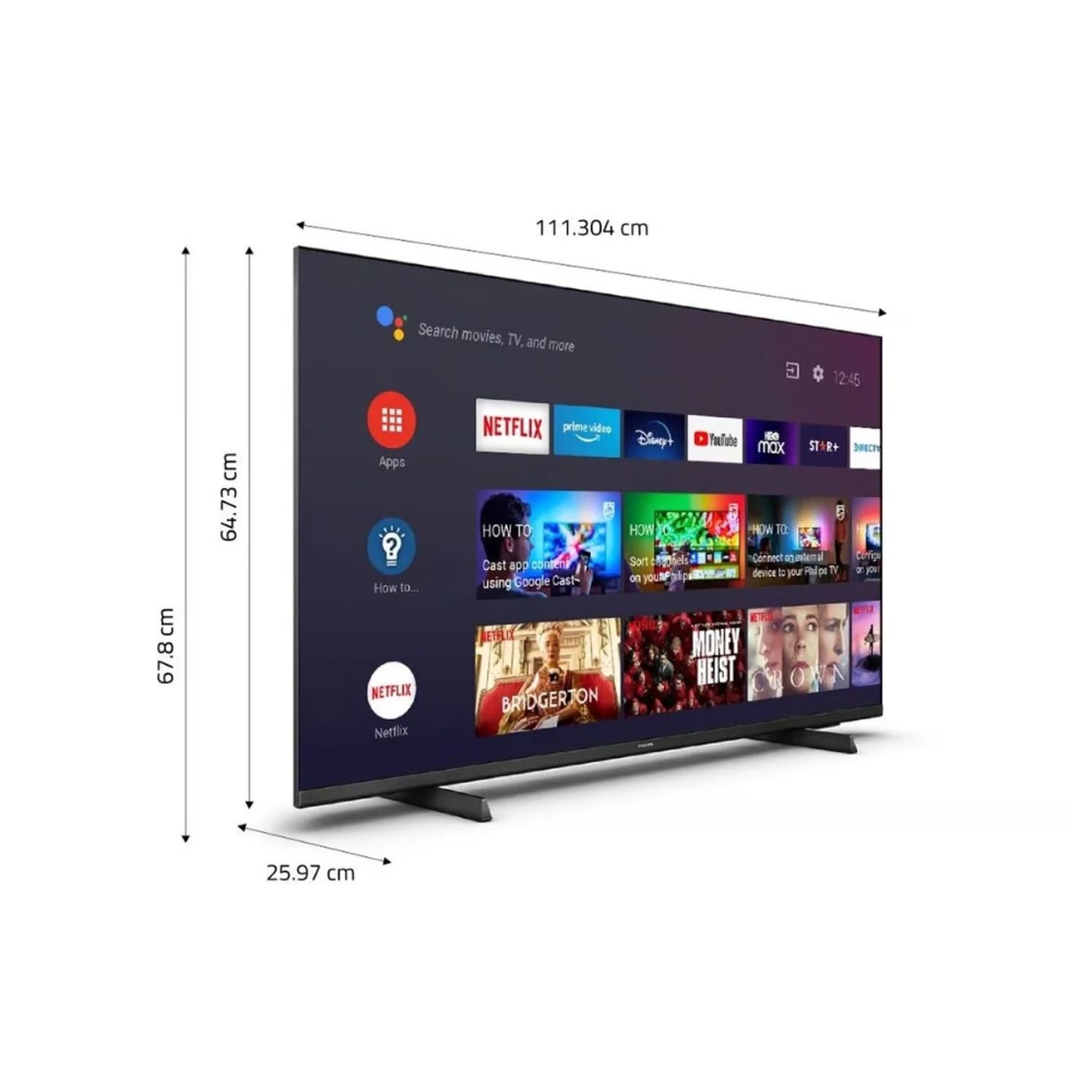 Televisor Phillips 43" Android Smart Tv 4k UHD 43PUD7406