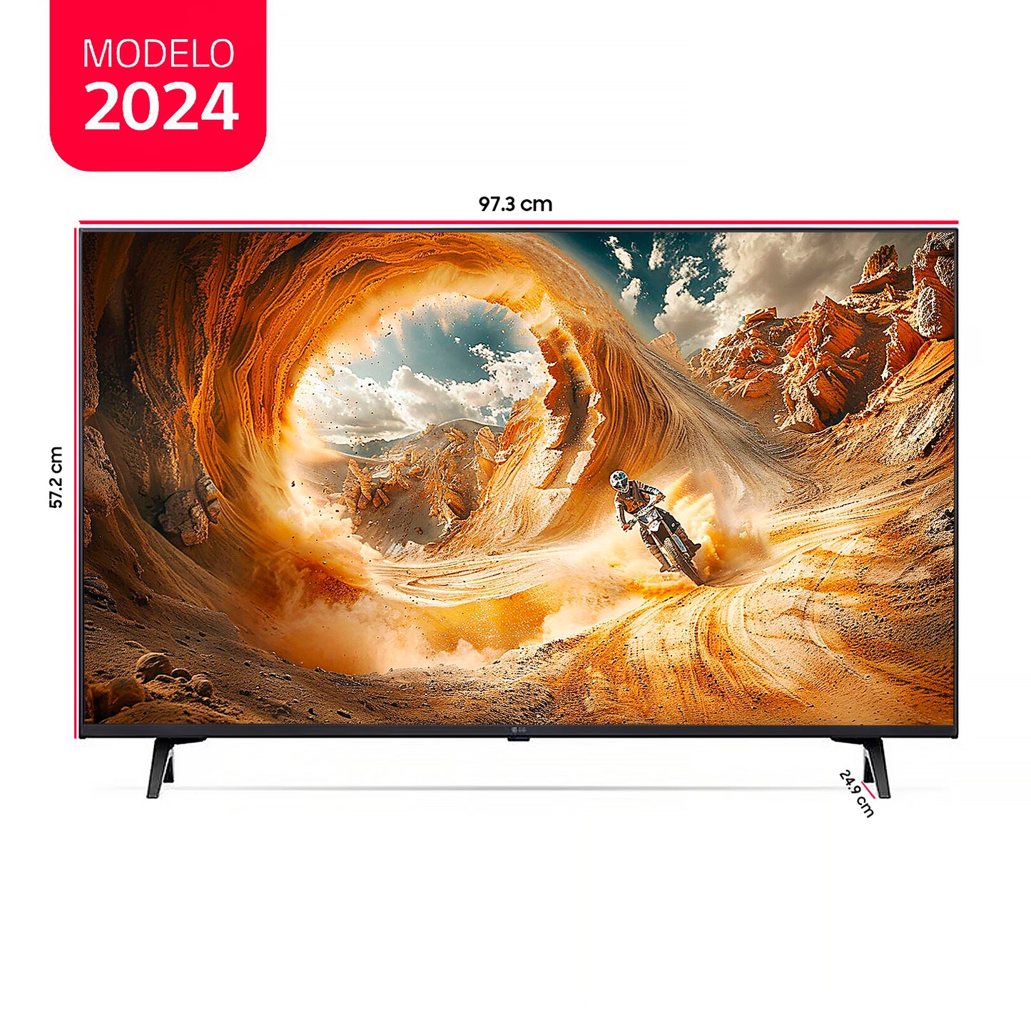 Televisor LG 43" UHD 4K Smart TV con THINQ AI 43UT7300PSA + Control Inteligente Magic