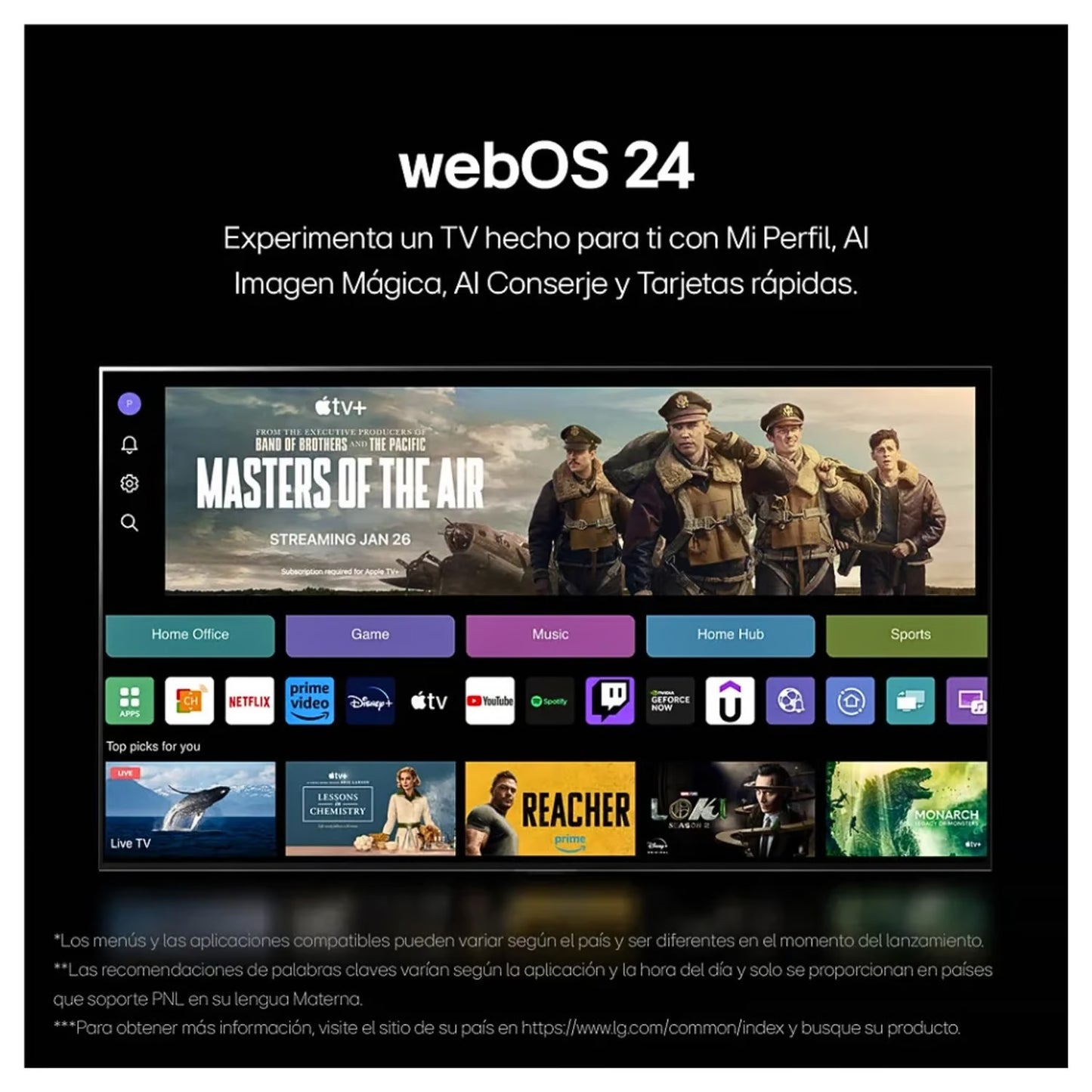 Televisor LG 43" UHD 4K Smart TV con THINQ AI 43UT7300PSA + HW-C400