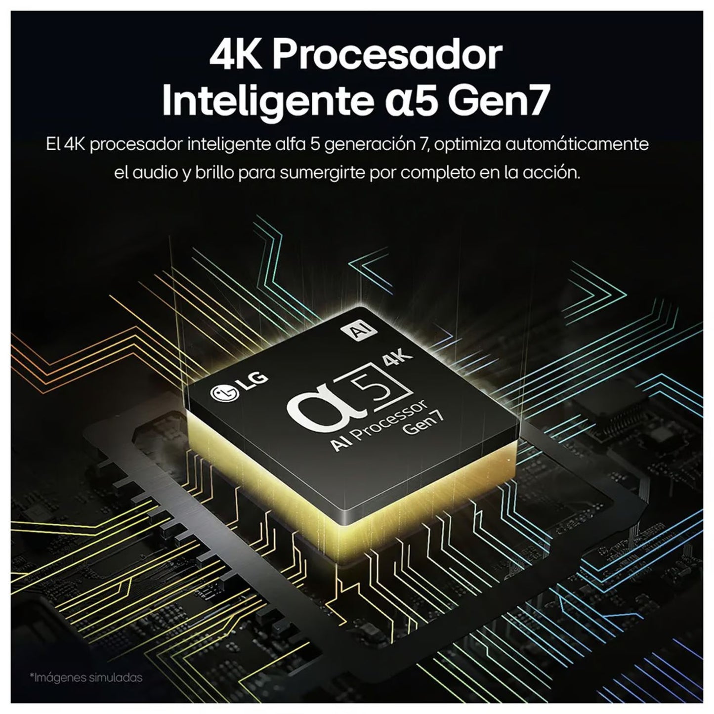 Televisor LG 50 Pulg LED Smart TV 4K UHD con ThinQ AI 50UT7300PSA