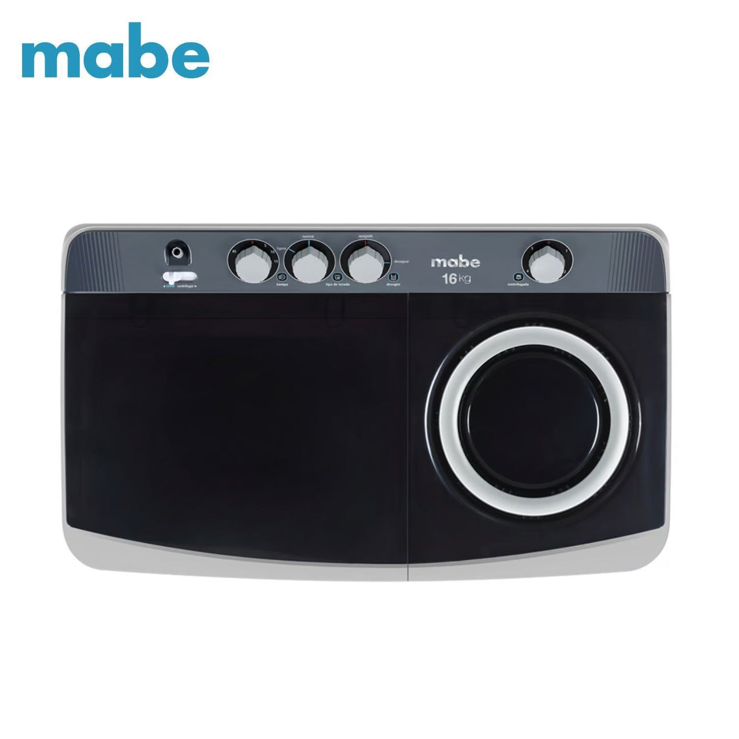 Lavadora Mabe 16 Kg LMD6124PBBB0 Semiautomática - Blanco