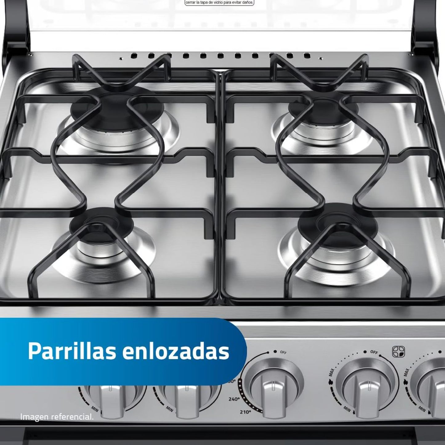 Cocina Indurama de 4 Hornillas Fontana