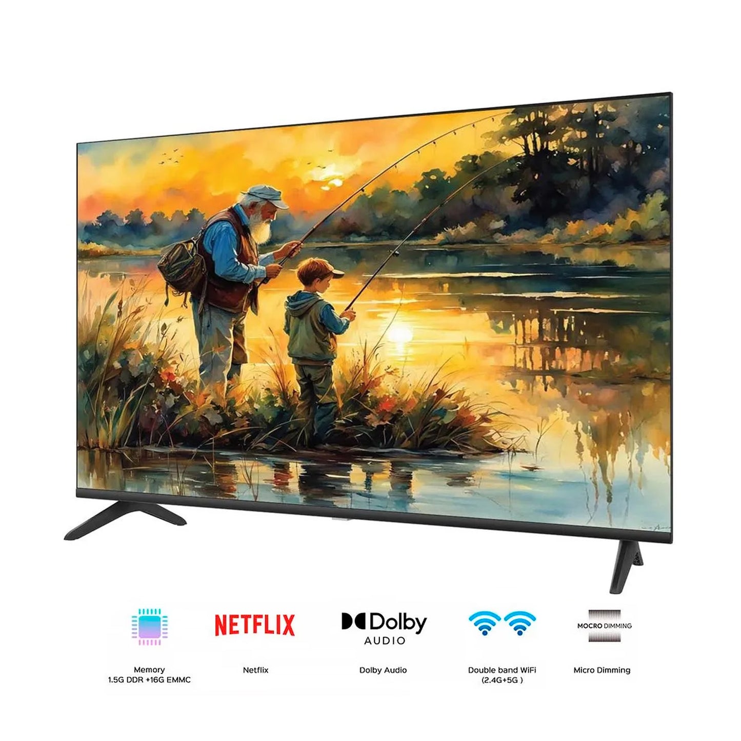 Televisor Blackline 43" Smart TV Full HD Google TV BL43-T3000FHD