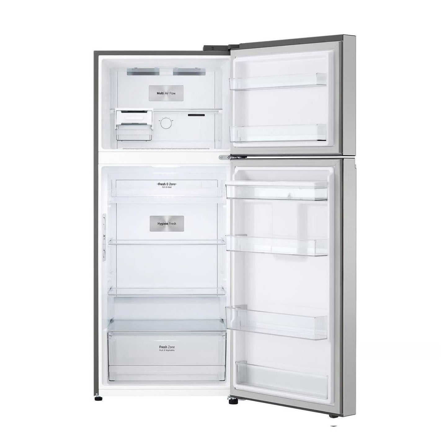 Refrigeradora LG GT37SGP 374L Hygiene Fresh Top Mount Plateada