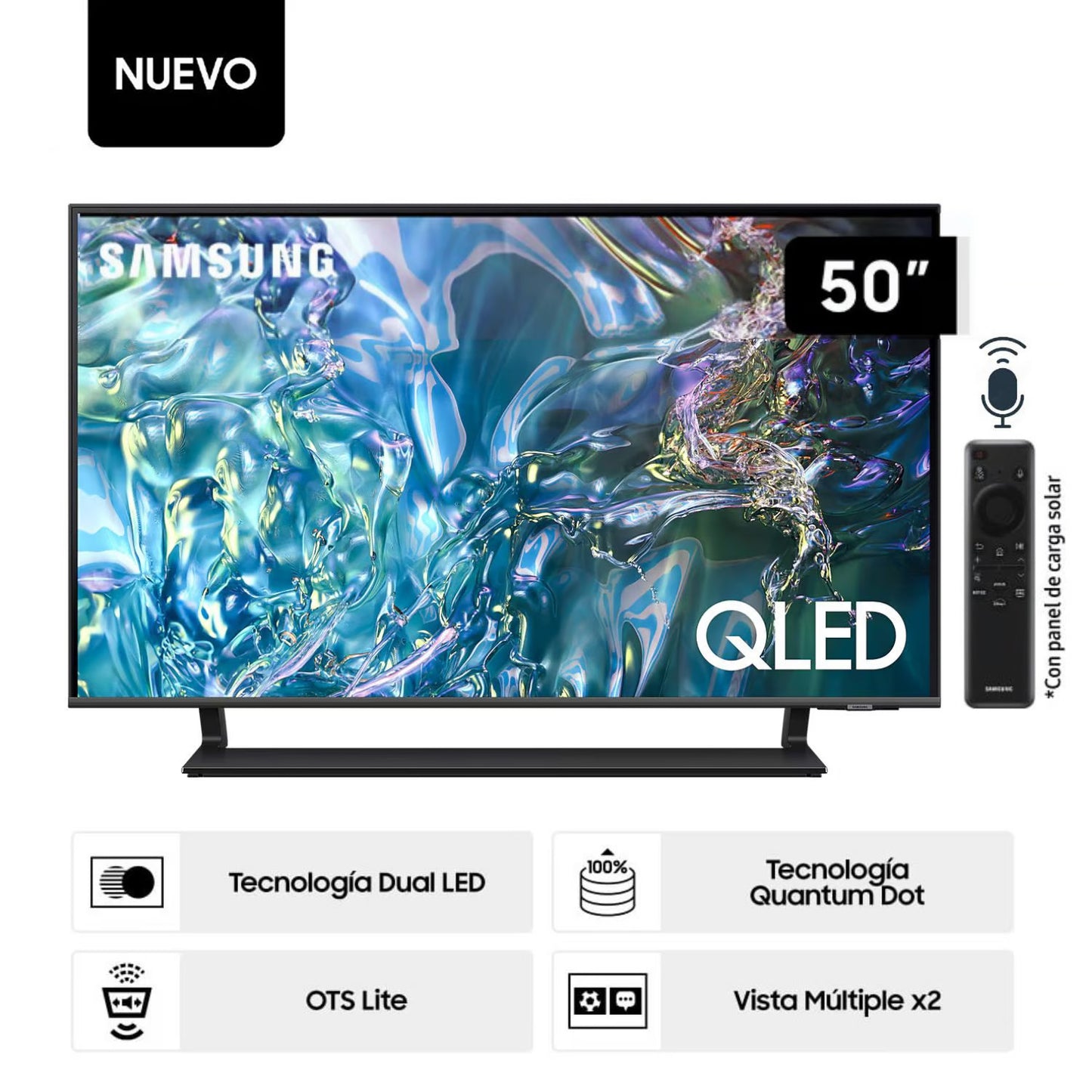 Televisor Samsung 50" QLED Smart Tizen TV UHD 4K QN50Q65DAGXPE