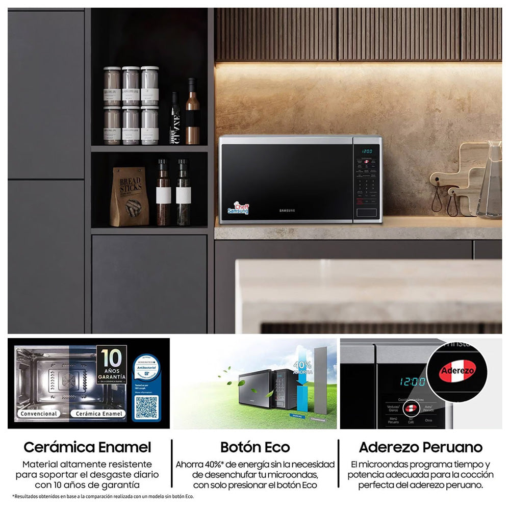 Horno Microondas Samsung 31L Blanco AME1114TW/XPE