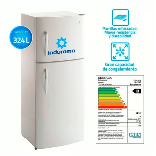 Refrigeradora Indurama 324Lt Ri-530bl Avant - Blanco