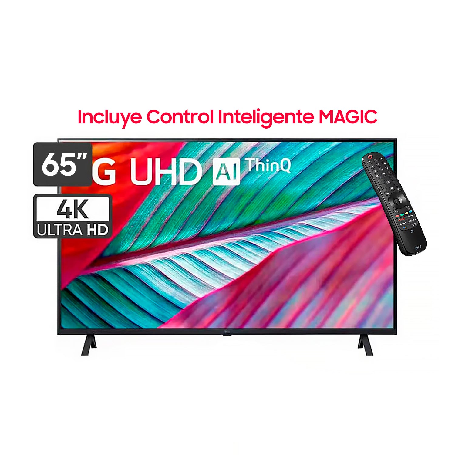 Televisor LG 65 pulg.LED 4K UHD Smart TV con ThinQ AI 65UR8750PSA