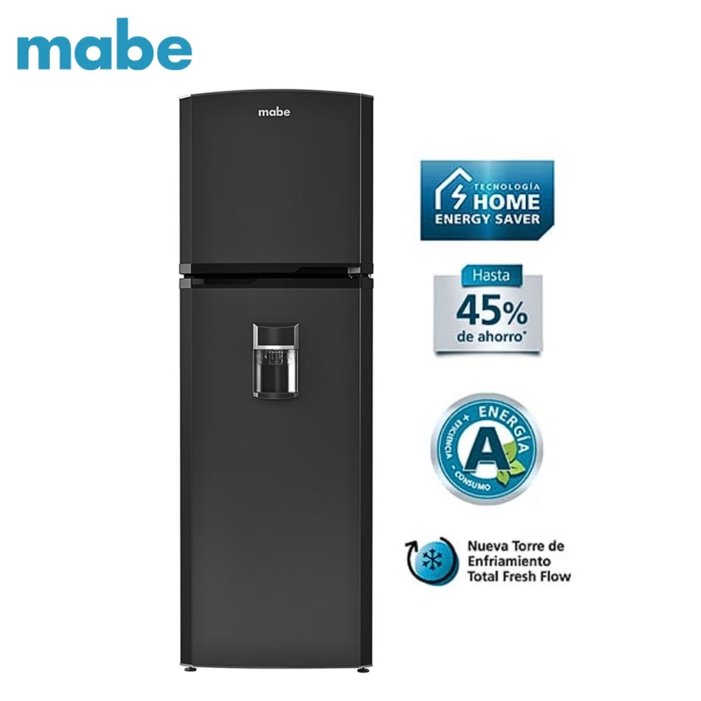 Refrigeradora Mabe 230 Lt RMA230PJPG No Frost - Grafito