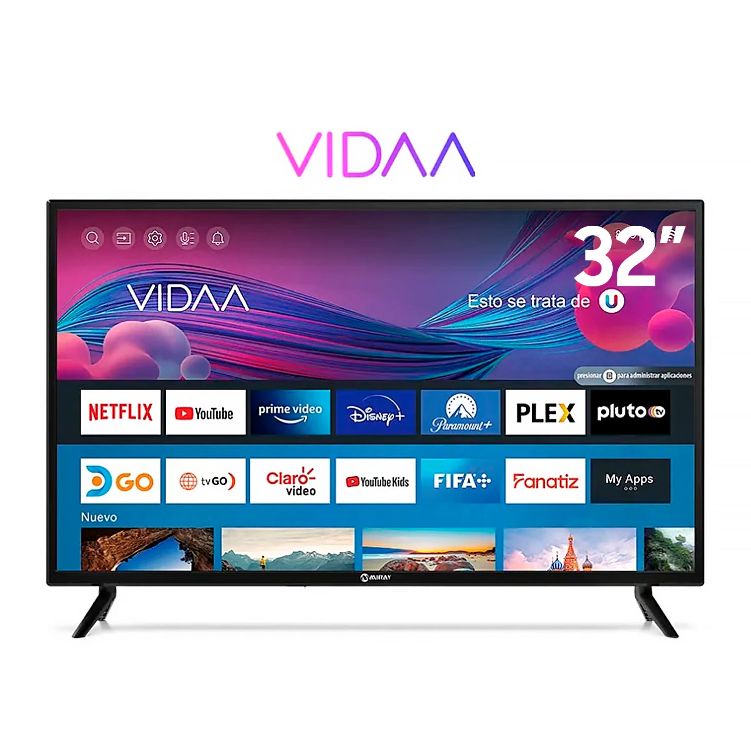 Televisor MIRAY 32" HD LED Smart TV VIDAA MS32-E203