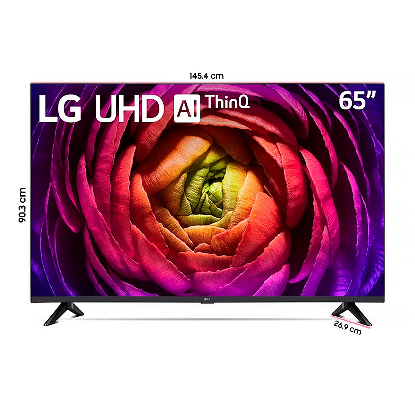 Televisor LG 65" 4K UHD SMART TV ThinQ AI 65UR7300PSA