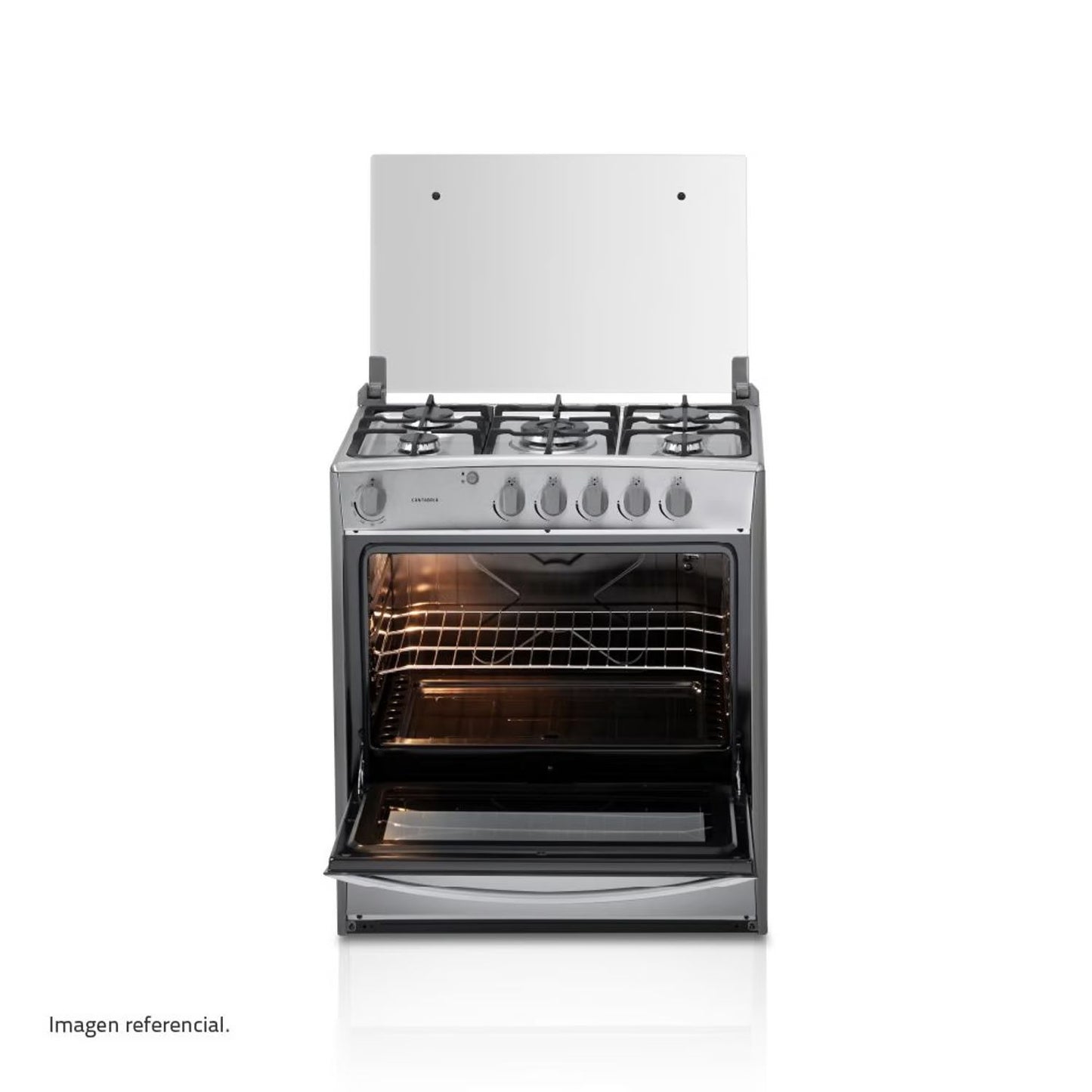 Cocina a Gas Indurama Cantabria Qz Croma 5 Quedamores - Inox