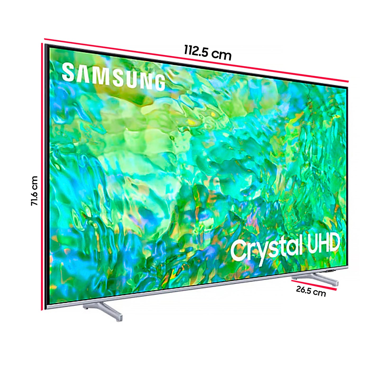 Televisor SAMSUNG 50" CRYSTAL SMART TV UHD 4K UN50CU8200GXPE