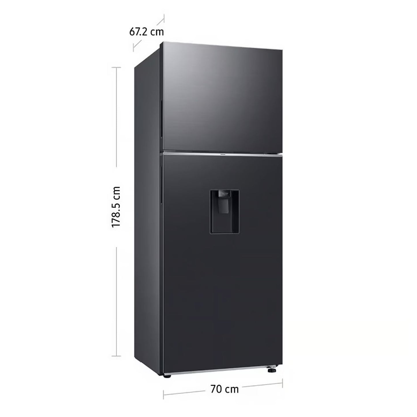 Refrigeradora Samsung Top Mount 394Lt RT42DG6770B1PE - Negro