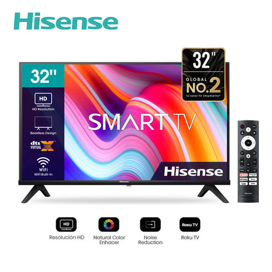 Televisor Hisense 32" Smart TV Led HD VIDAA 32A4K