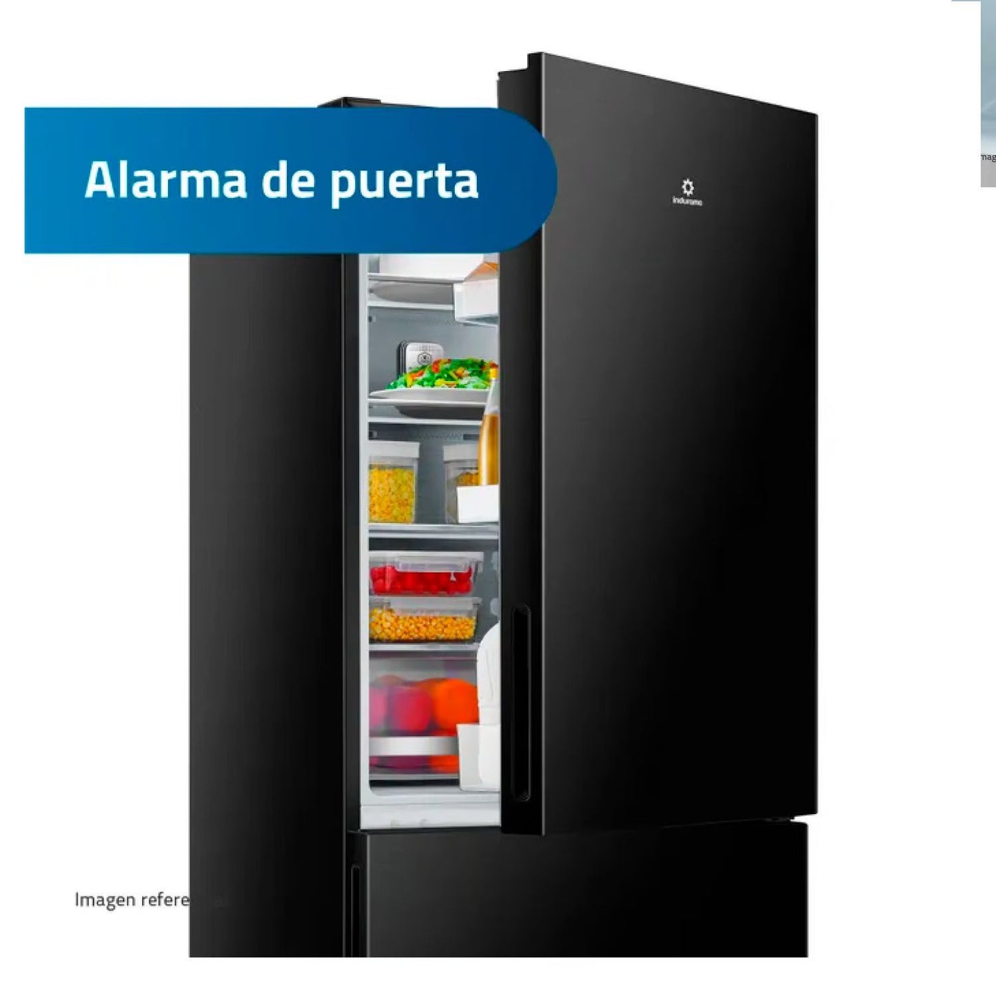 Refrigeradora Indurama 404 Lt No Frost RI-698N - Negro