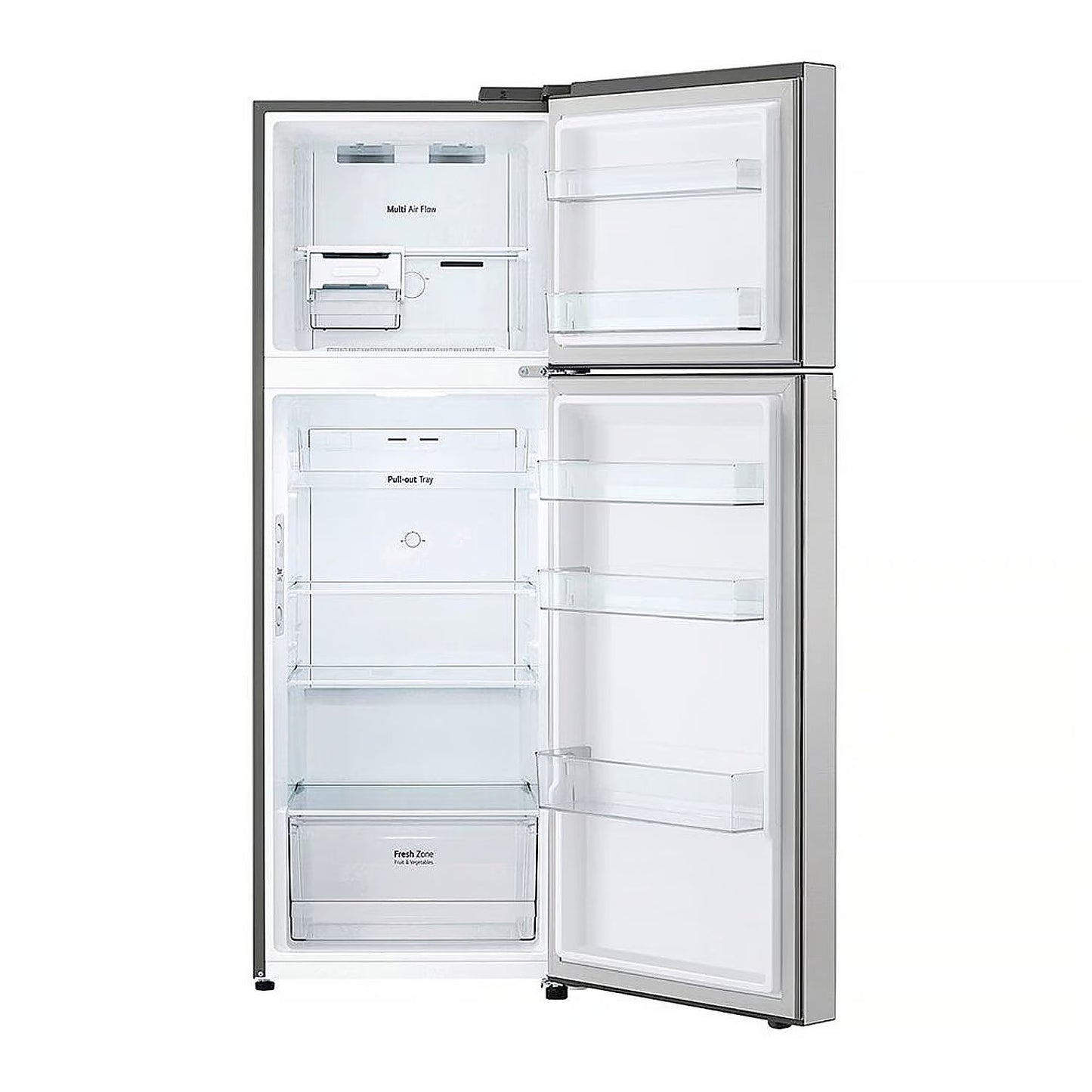 Refrigeradora LG 335 Lt Top Freezer No Frost GT33BPP - Plateado