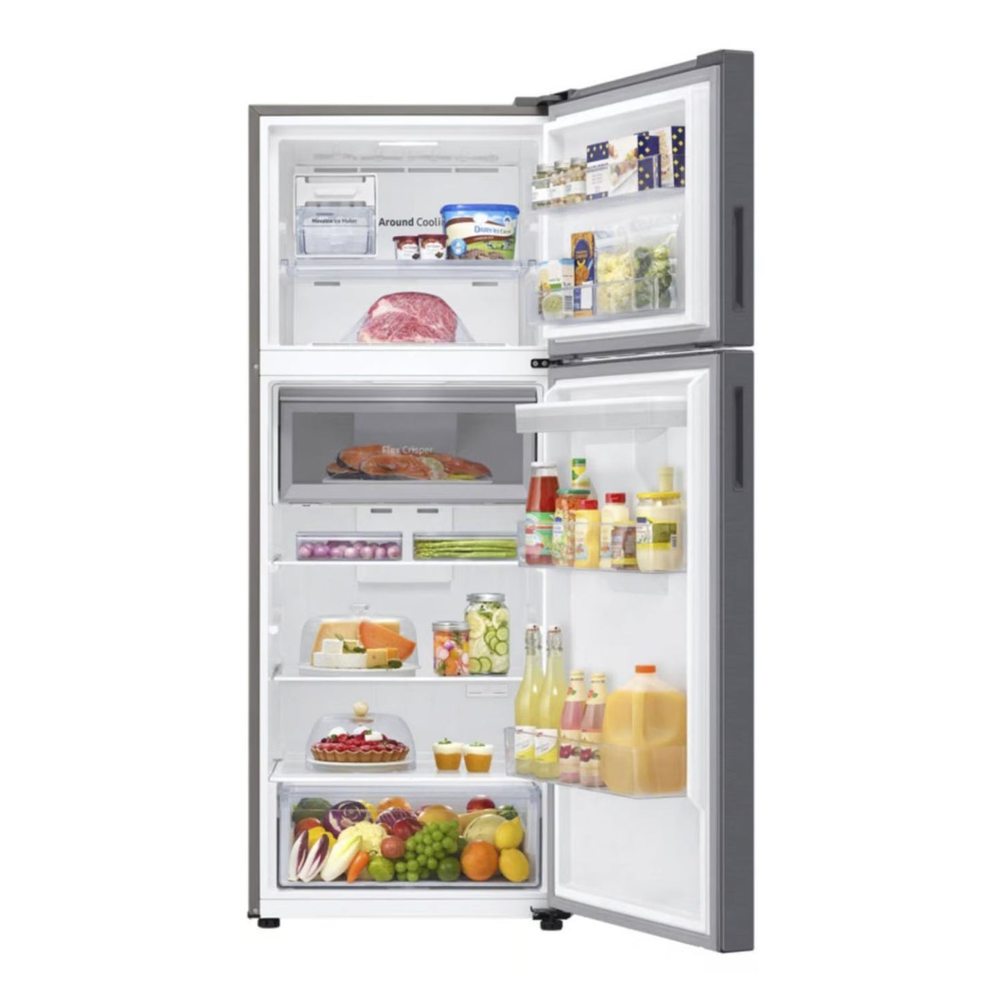 Refrigeradora Samsung 457 Lt Top Freezer RT48A6620S9 - Inox