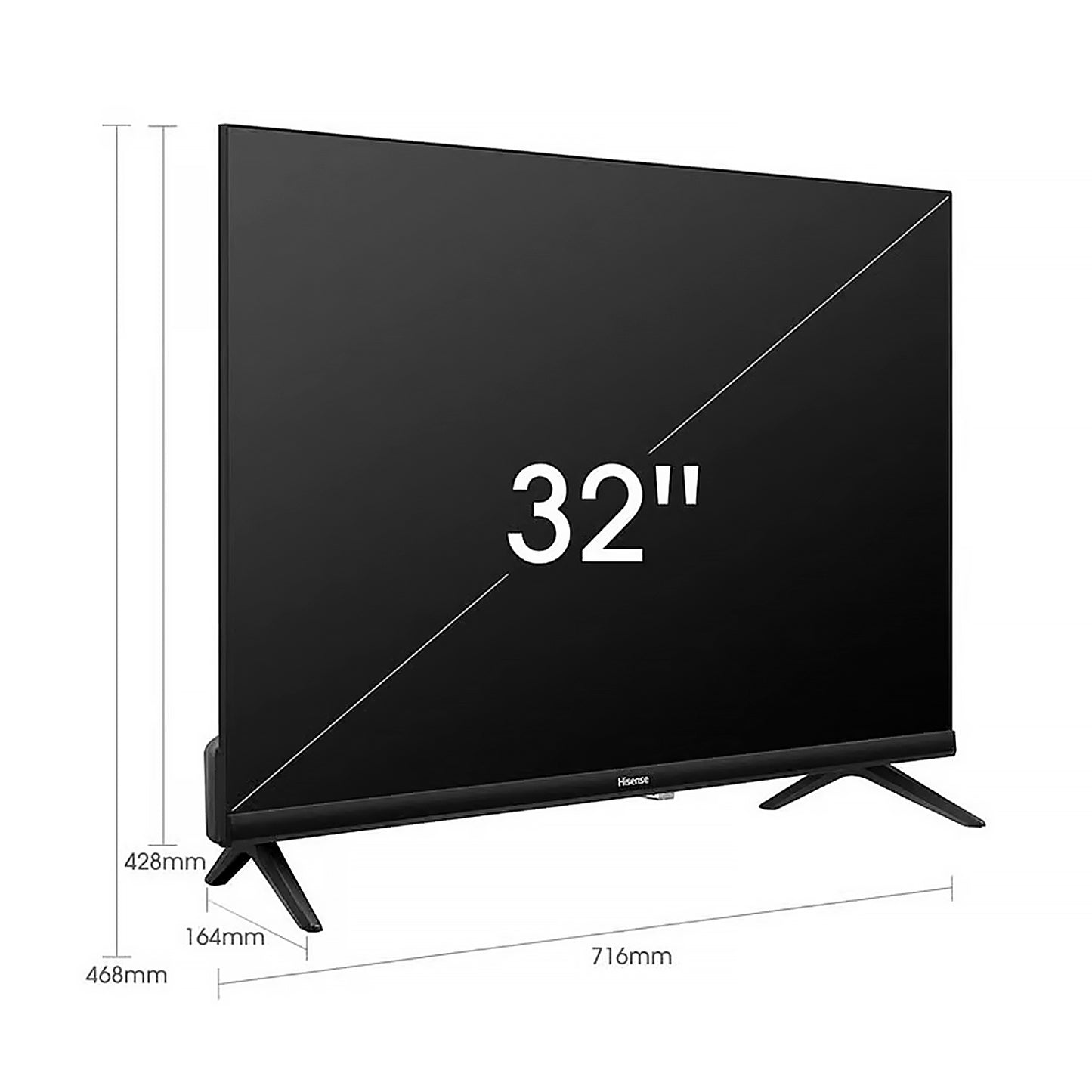 Televisor HISENSE LED 32" SMART TV HD VIDAA 32A4H