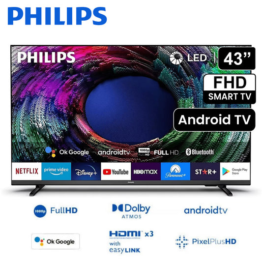 Televisor Philips 43" Smart TV Android Full HD LED 43PFD6917