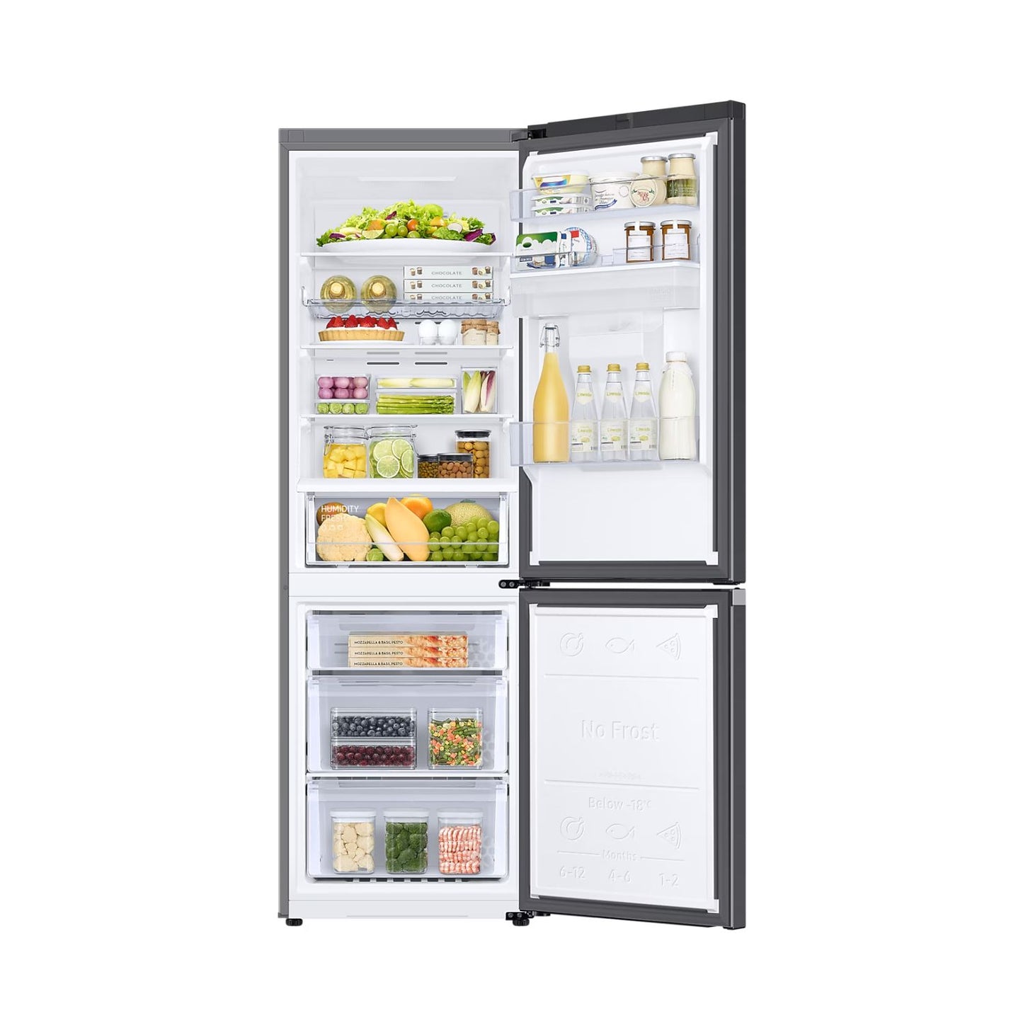 Refrigeradora Samsung Bottom Freezer 331L RB34C652EB1 - Negro