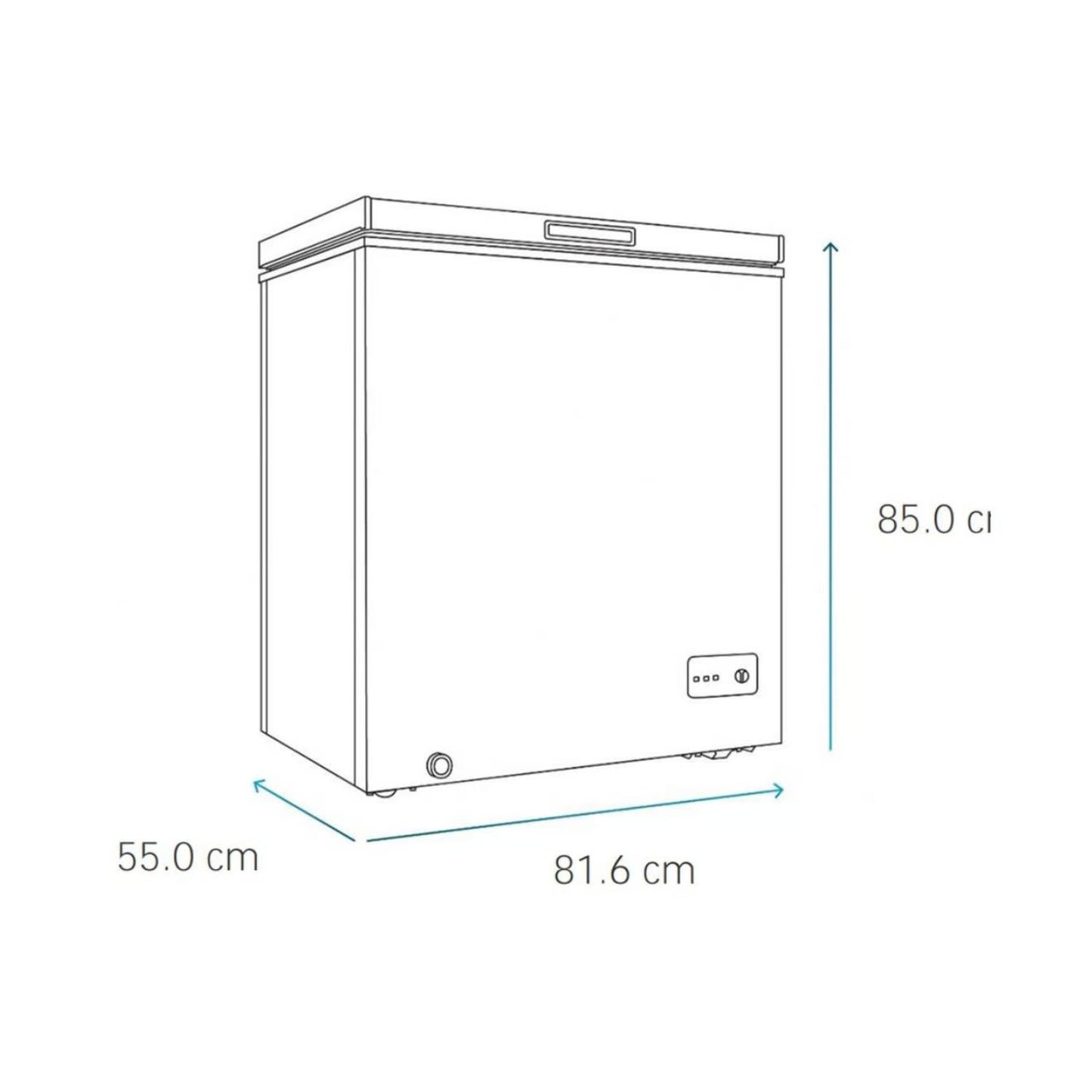 Congelador Horizontal 198 L Netos Blanco Mabe - CHM200PB3