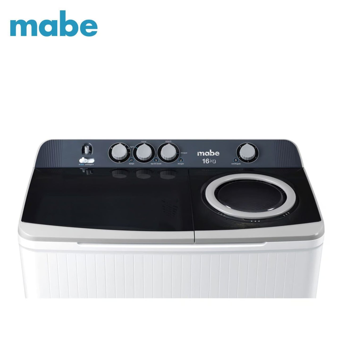 Lavadora Mabe 16 Kg LMD6124PBBB0 Semiautomática  - Blanco