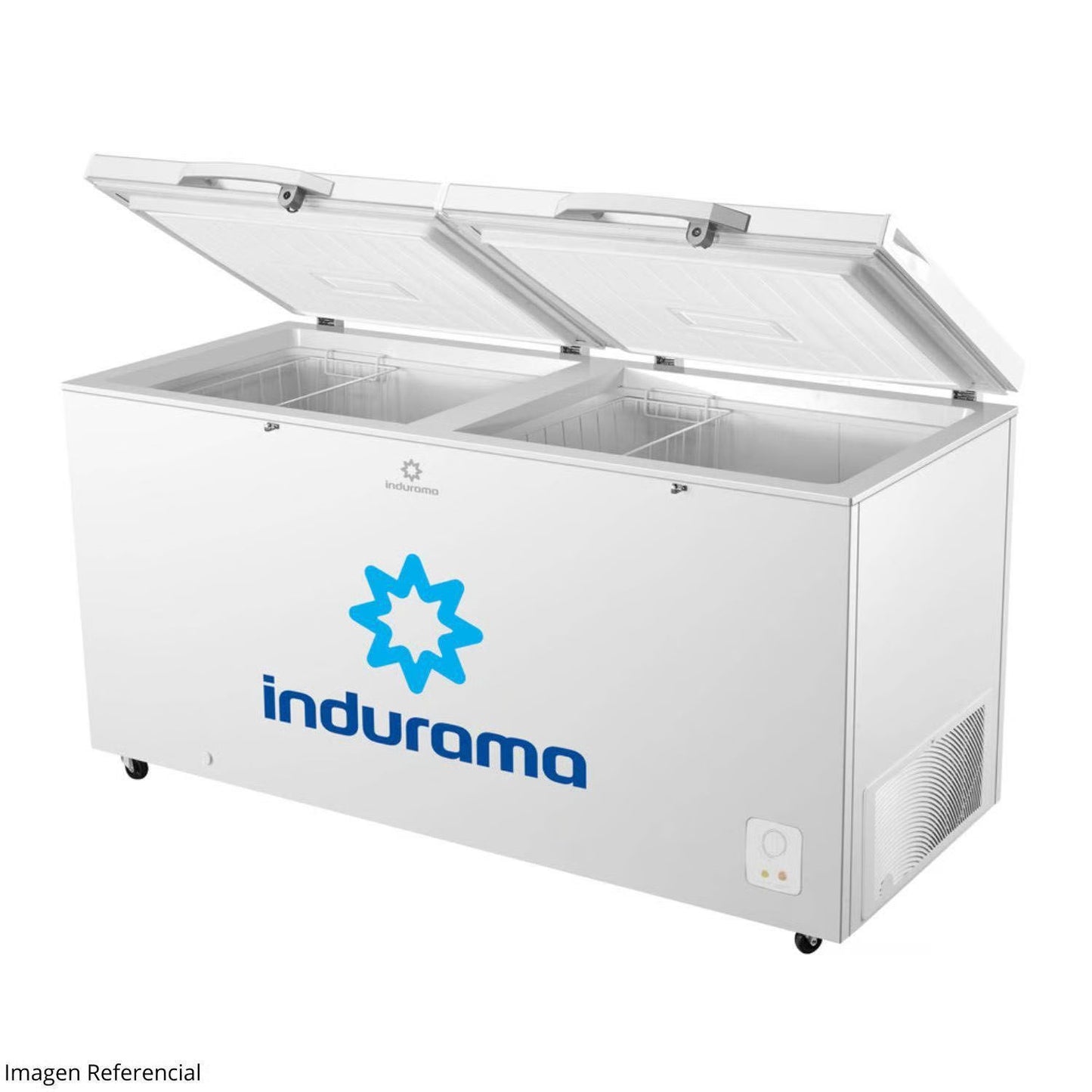 Congeladora Indurama Defrost 420L CI-420BL - Blanco