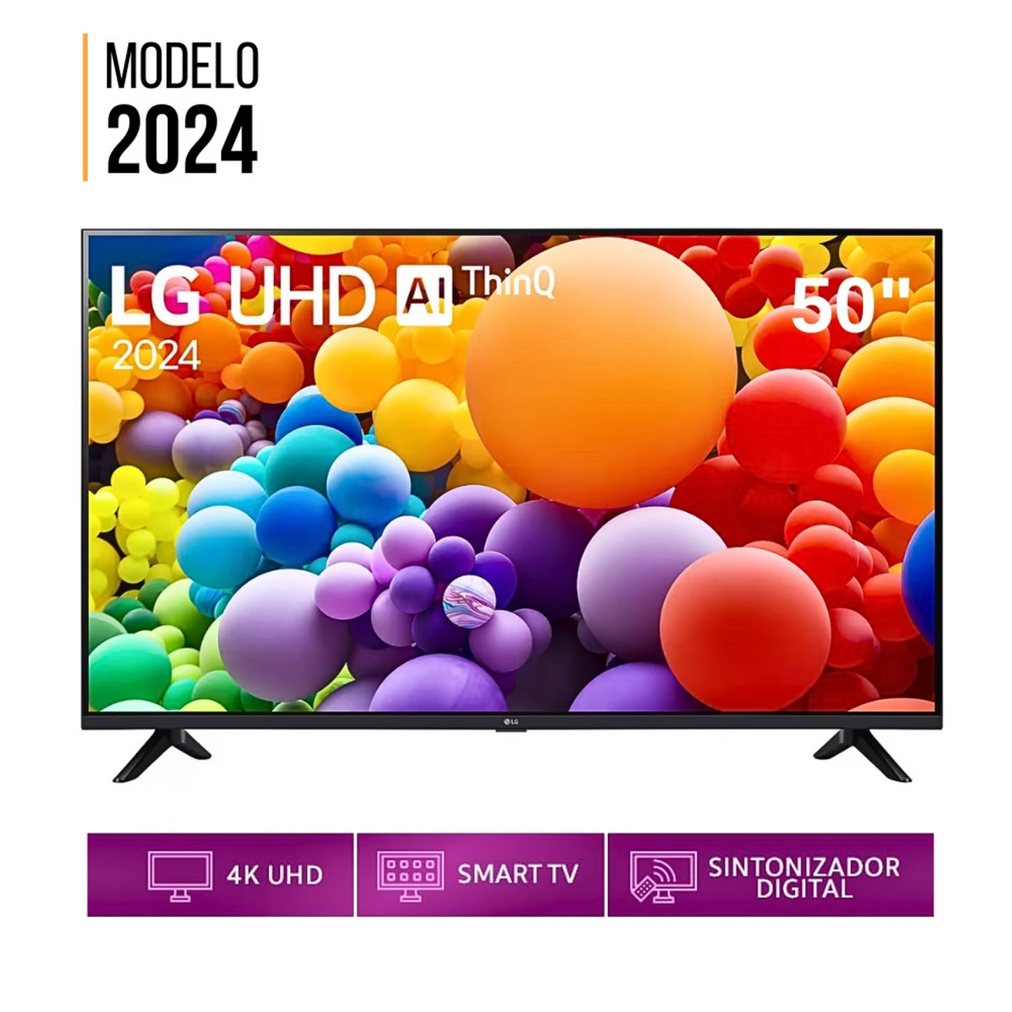 Televisor LG 50 Pulg. LED Smart TV 4K UHD con ThinQ AI 50UT7300PSA