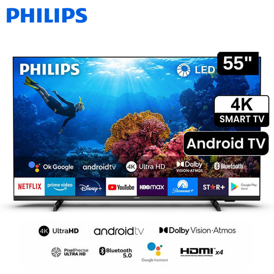 Televisor Philips 55" Android Smart TV 4K UHD 55PUD7406