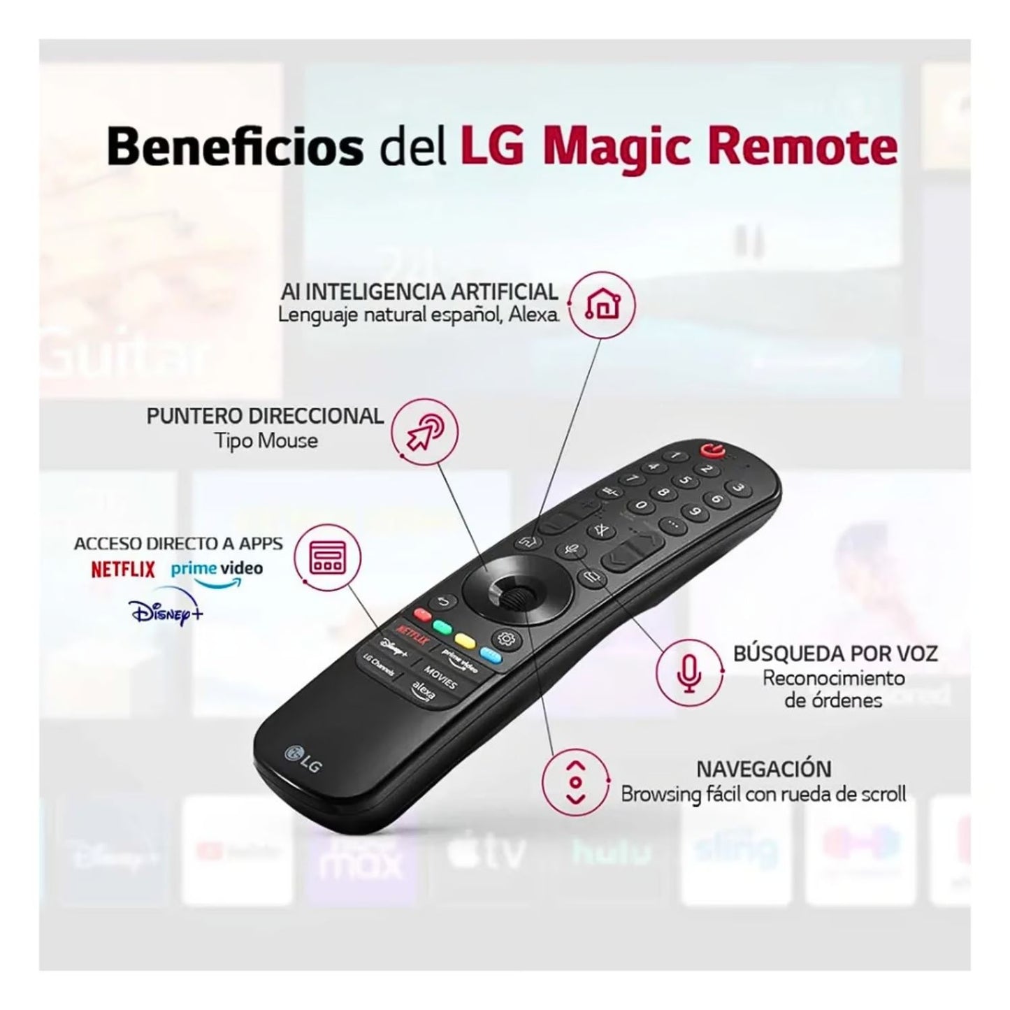 Televisor LG 65 pulg.LED 4K UHD Smart TV con ThinQ AI 65UR8750PSA