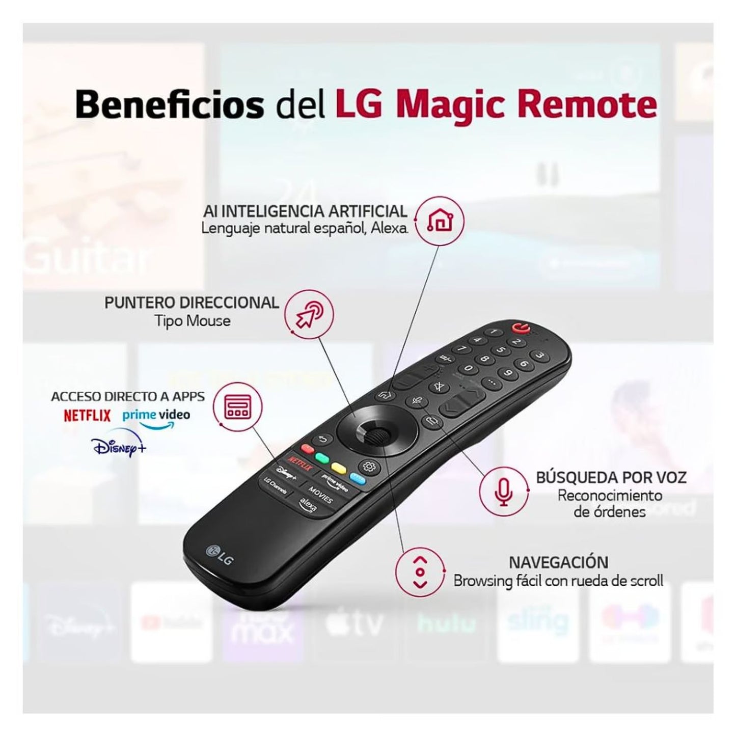 Televisor LG 75 Pulg. LED Smart TV UHD 4K con ThinQ AI 75UR8750PSA