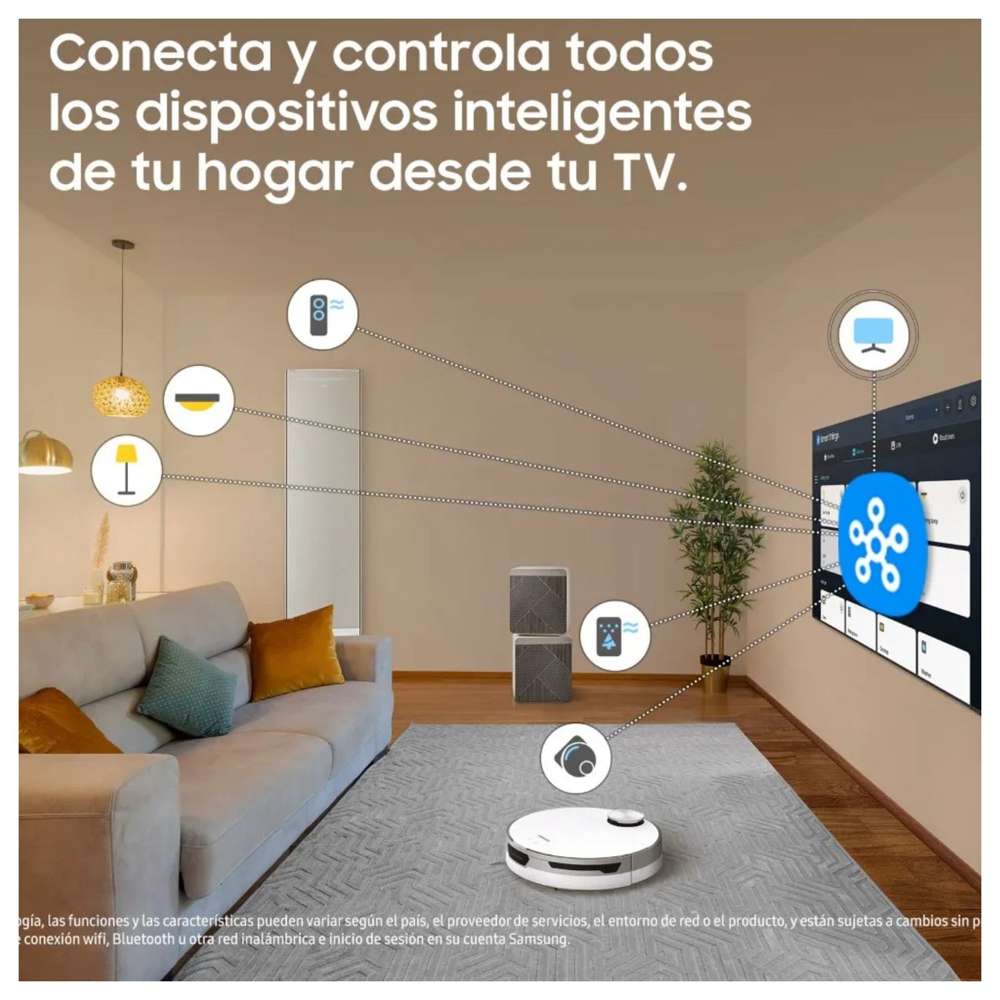 Televisor Samsung 50"  Crystal Smart TV Tizen UHD 4K UN50DU7000GXPE