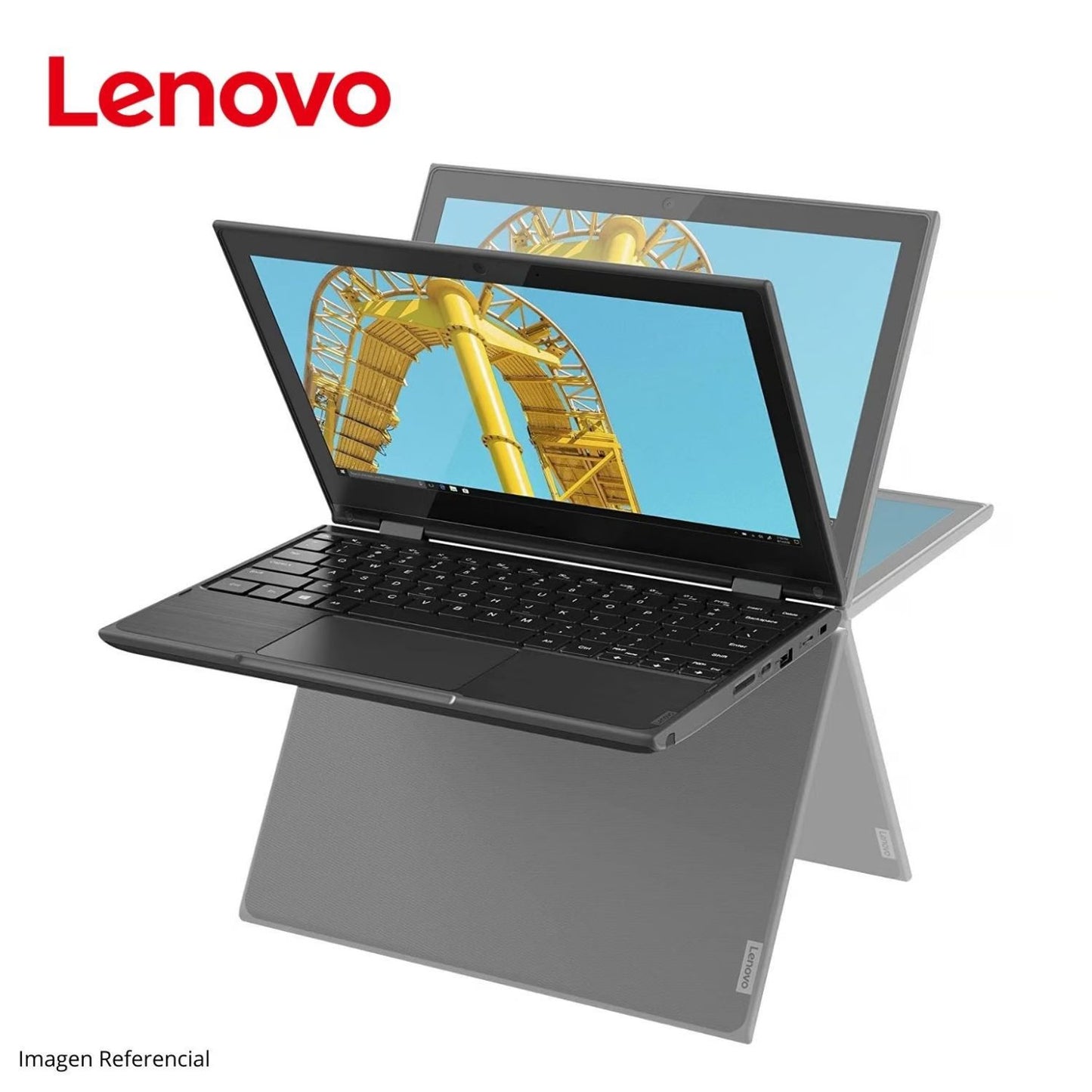 Laptop Lenovo 11.6" HD 300E 2DA GEN 2 en 1 Intel Pentium Silver N5030 4GB RAM /128GB EMMC Pan. Touch