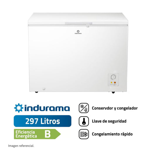 Congeladora Indurama Defrost 297 Litros CI-320BL