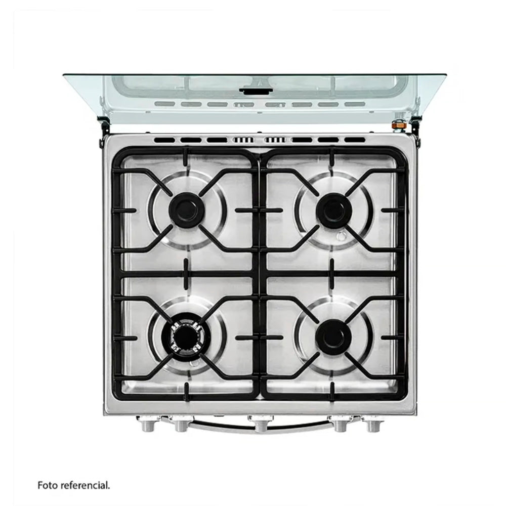 Cocina a Gas Coldex 4 Quemadores CX641 Inox Xplus