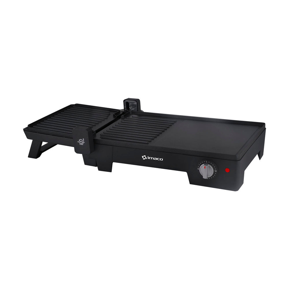 Imaco Parrilla Grill 2 en 1 Extendible Negra  IG1016E