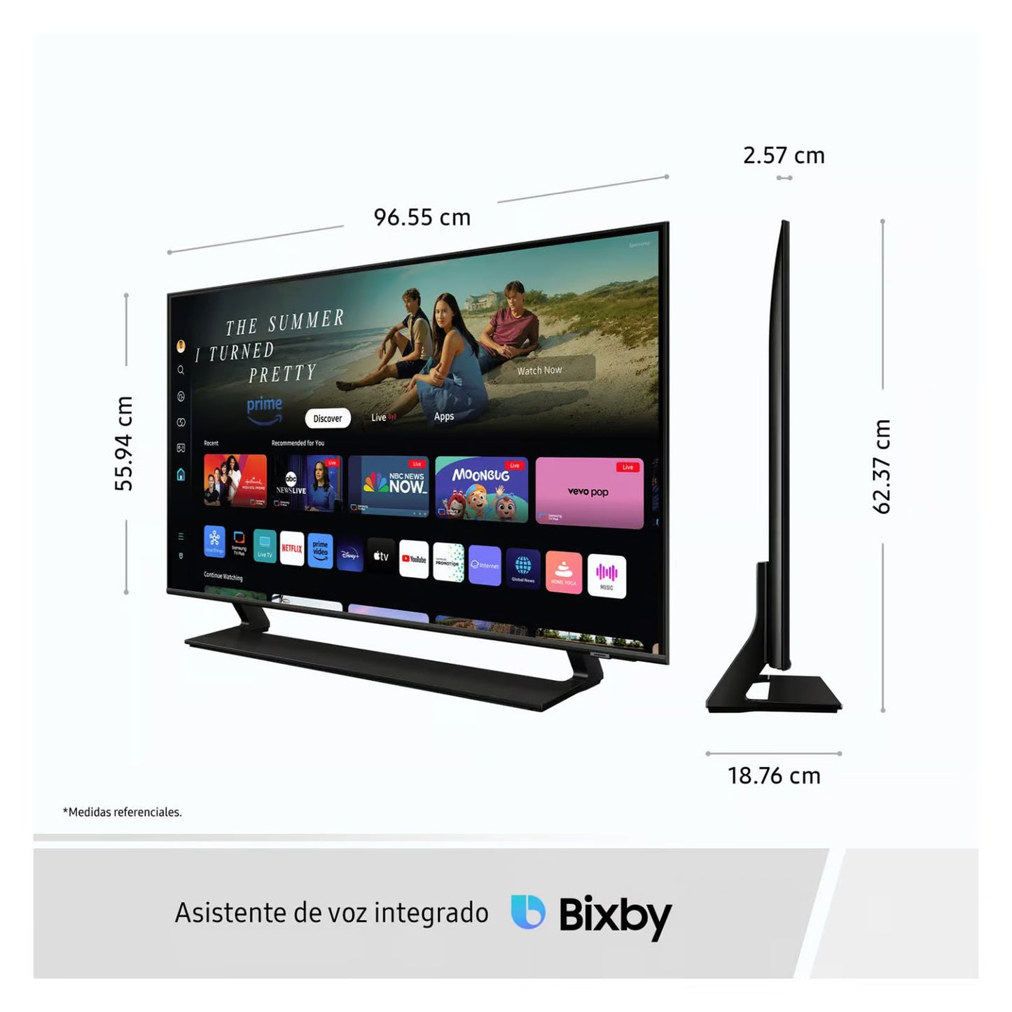 Televisor Samsung 43" QLED Smart Tizen TV UHD 4K QN43Q65DAGXPE