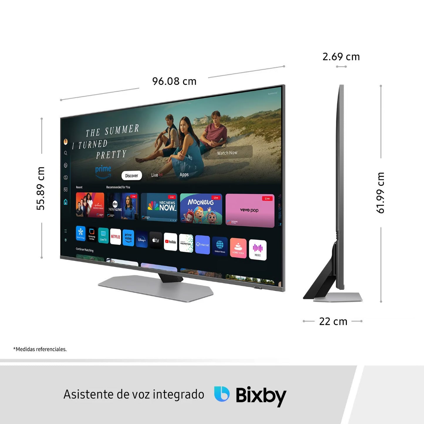 Televisor Samsung Smart TV 43" LED 4K NEOQLED QN43QN90DAGXPE