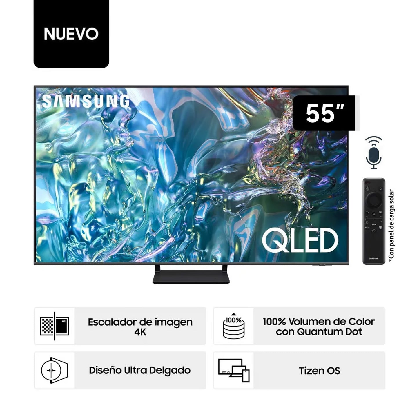 Televisor Samsung 55" QLED Smart Tizen TV UHD 4K QN55Q65DAGXPE