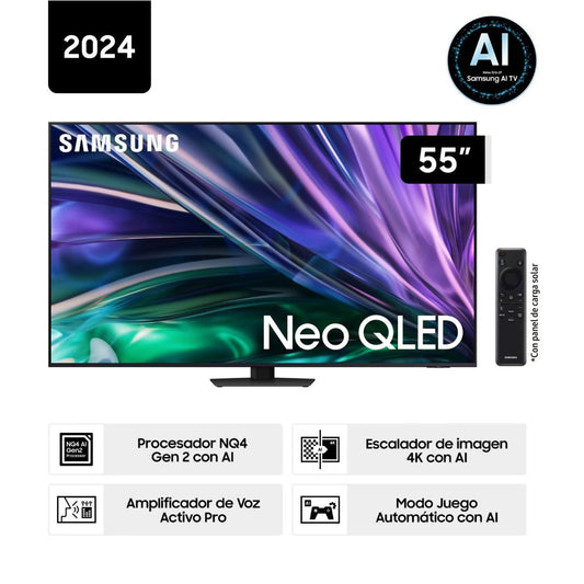 Televisor Samsung Smart TV 55" LED 4K NEOQLED Tizen Os QN55QN85DBGXPE