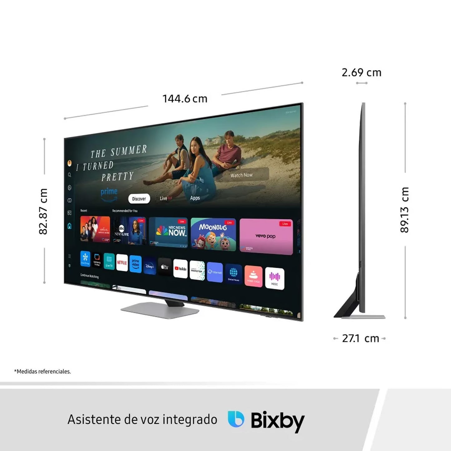 Televisor Samsung 65" Neo QLED UHD 4K Smart TV Tizen QN65QN90DAGXPE