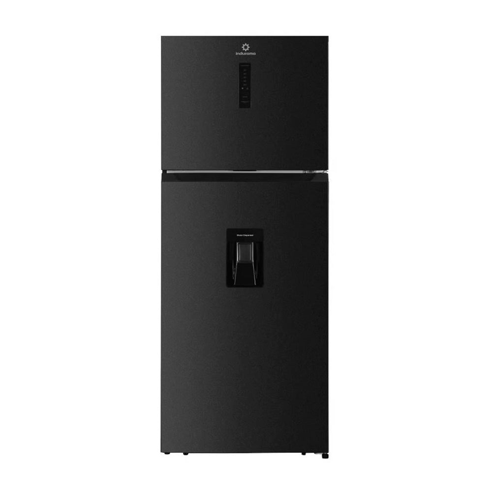 REFRIGERADORA INDURAMA 417LTS top Freezer DIGITAL Y DISPENSADOR COLOR NEGRO RI-478DN