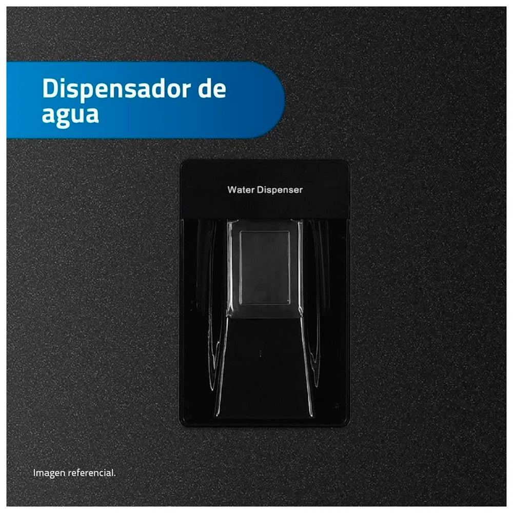 REFRIGERADORA INDURAMA 417LTS top Freezer DIGITAL Y DISPENSADOR COLOR NEGRO RI-478DN