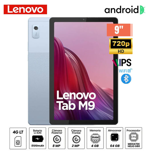 Tablet Lenovo Tab M8 4ta Gen con Chip 4GB RAM 64GB SSD TB300XU