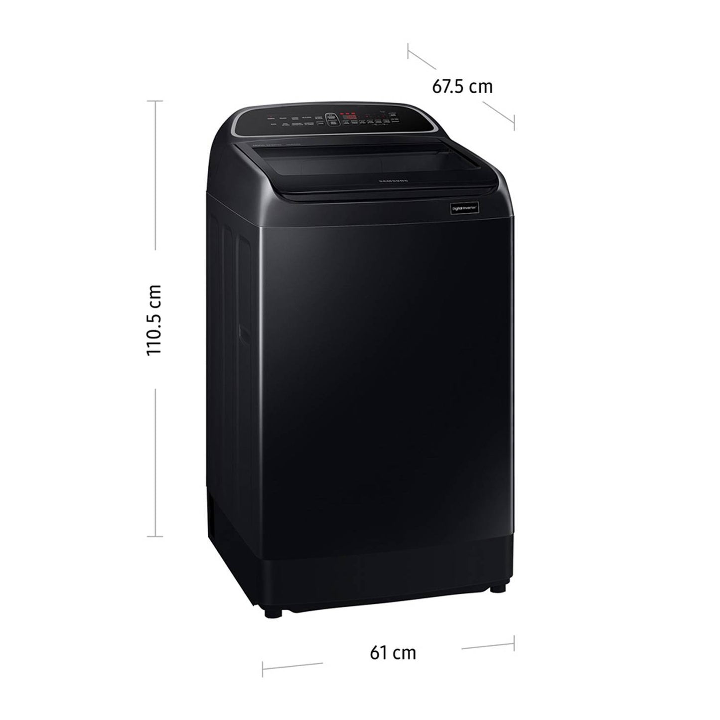 Lavadora Samsung WA15T5260BV 15 Kg Eco Inverter - Negro