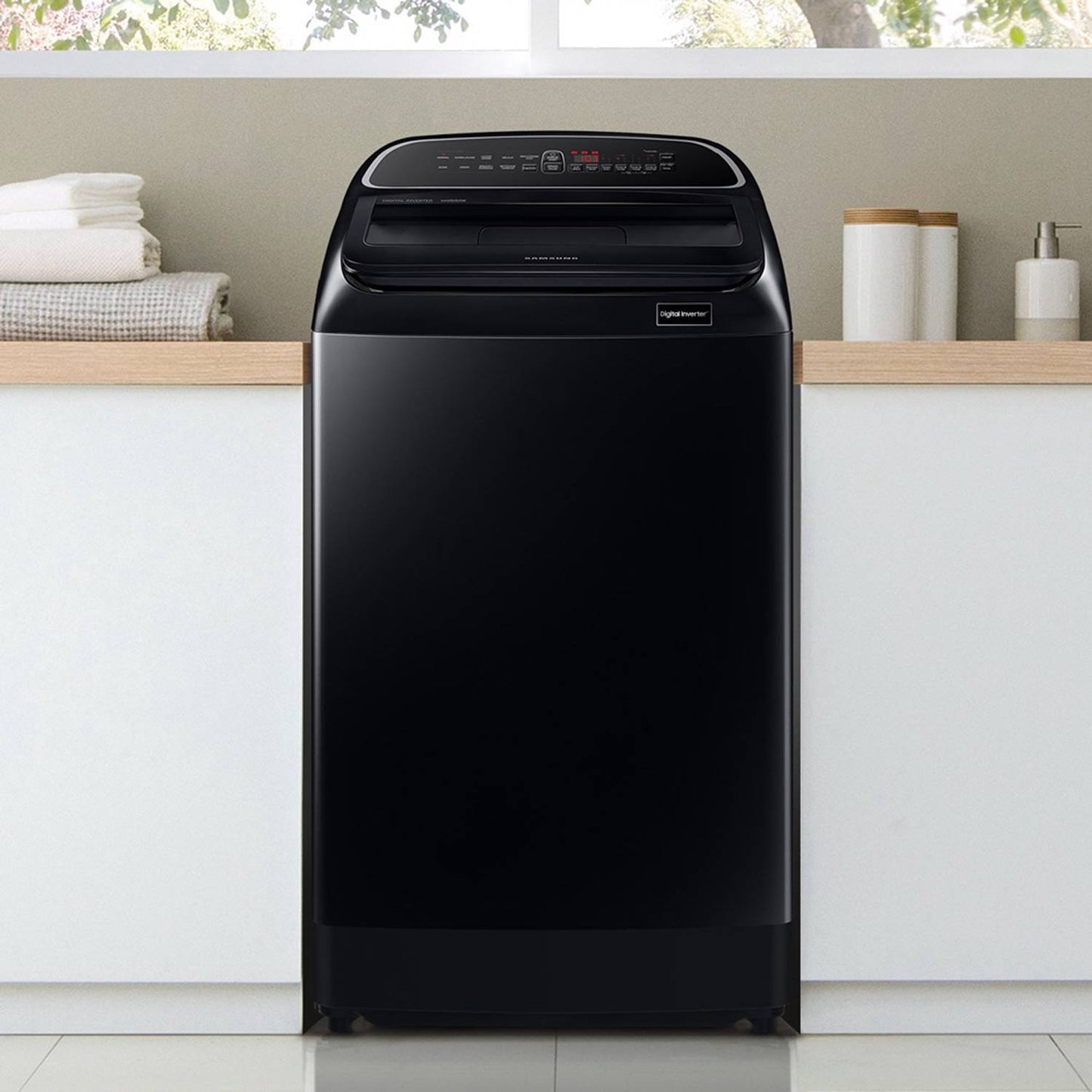 Lavadora Samsung WA15T5260BV 15 Kg Eco Inverter - Negro