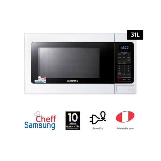 Horno Microondas Samsung 31L  Blanco AME1114TW/XPE